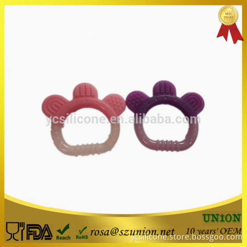 2015 BPA Free Food Grade silicone baby teether